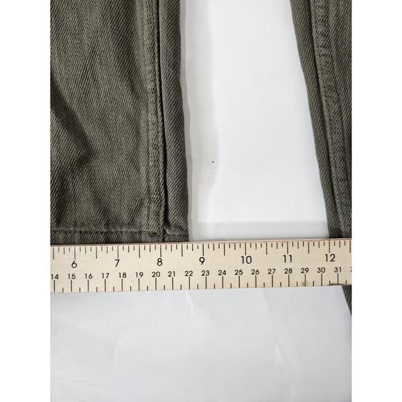 Free People Bloggers Gia Coverall Jumpsuit in Army Green Sz Small - Picture 10 of 10